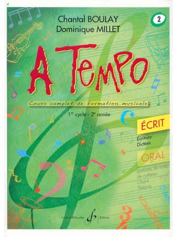 A tempo : écrit. Volume 2 Visuell